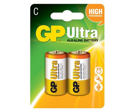 GP Batteries 1.5v C Batteries 2pack